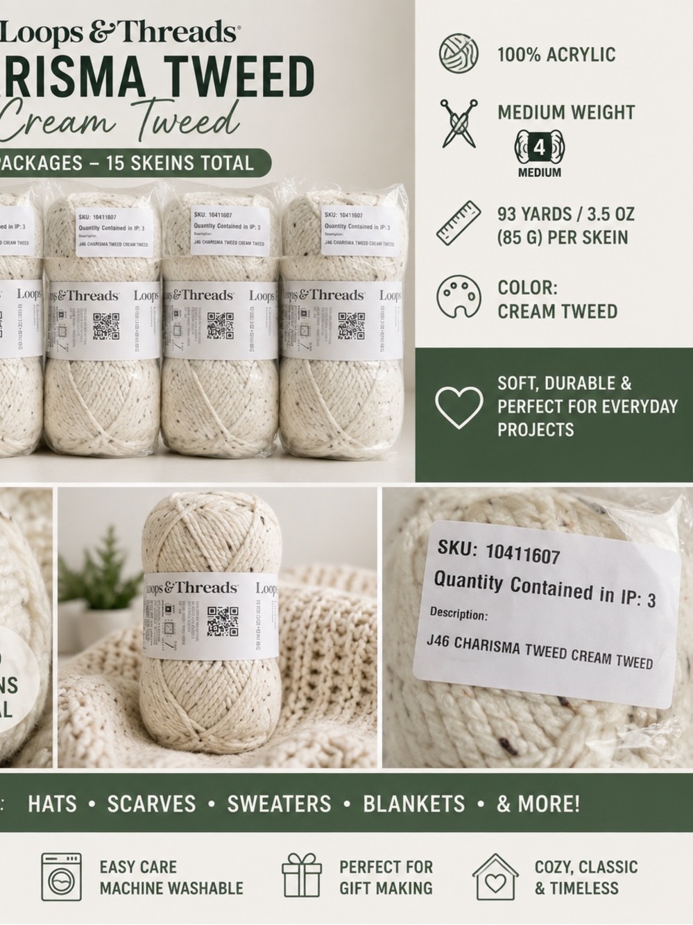 Loops & Threads yarn